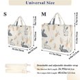 thumbnail image 2 of FORMRS Womens Corduroy Tote Bag Crossbody Shoulder Handbag with Pocket, Adorable Bunnies, 2 of 7