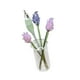 thumbnail image 5 of Ramo de flores de cristal con jarrón Figuras coleccionables Regalos decorativos Ramo Lavanda, 5 of 9
