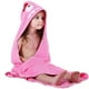 thumbnail image 1 of Albornoz de algodón con capucha para bebé con cara de animal para niños y niñas de 0 a 6 años, color rosa oso de fresa  vestir, 1 of 6