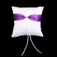 thumbnail image 2 of Almohada de Novio Almohada de con de Imitación Decoración de Púrpura Gloria Portador del anillo, 2 of 9