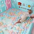 thumbnail image 3 of 100PCS Play Balls Food Grade Non-toxic Colorful Ocean Ball Pit Balls for Kids, 3 of 10