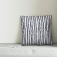 thumbnail image 2 of Creative Products Navy and White Modern Herringbone 16x16 Spun Poly Pillow, 2 of 2