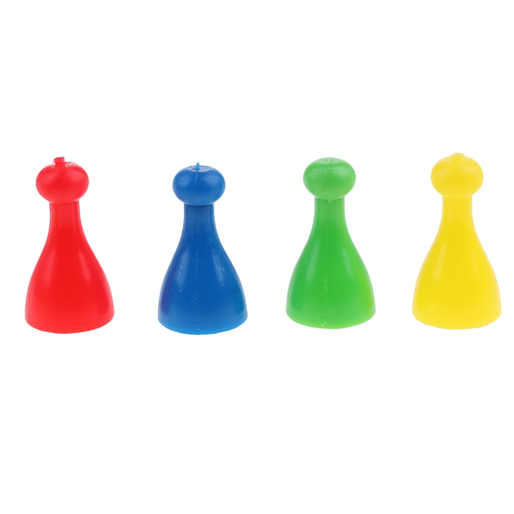 16 lot Human Shape Chess Pawn Pieces Board Card Halma Parts Accessories 