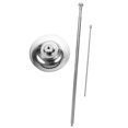 thumbnail image 4 of IFANLANDOR Standing Flag Pole with Base Desktop Flagpole Stainless Steel for Conferences 1Set, 4 of 8