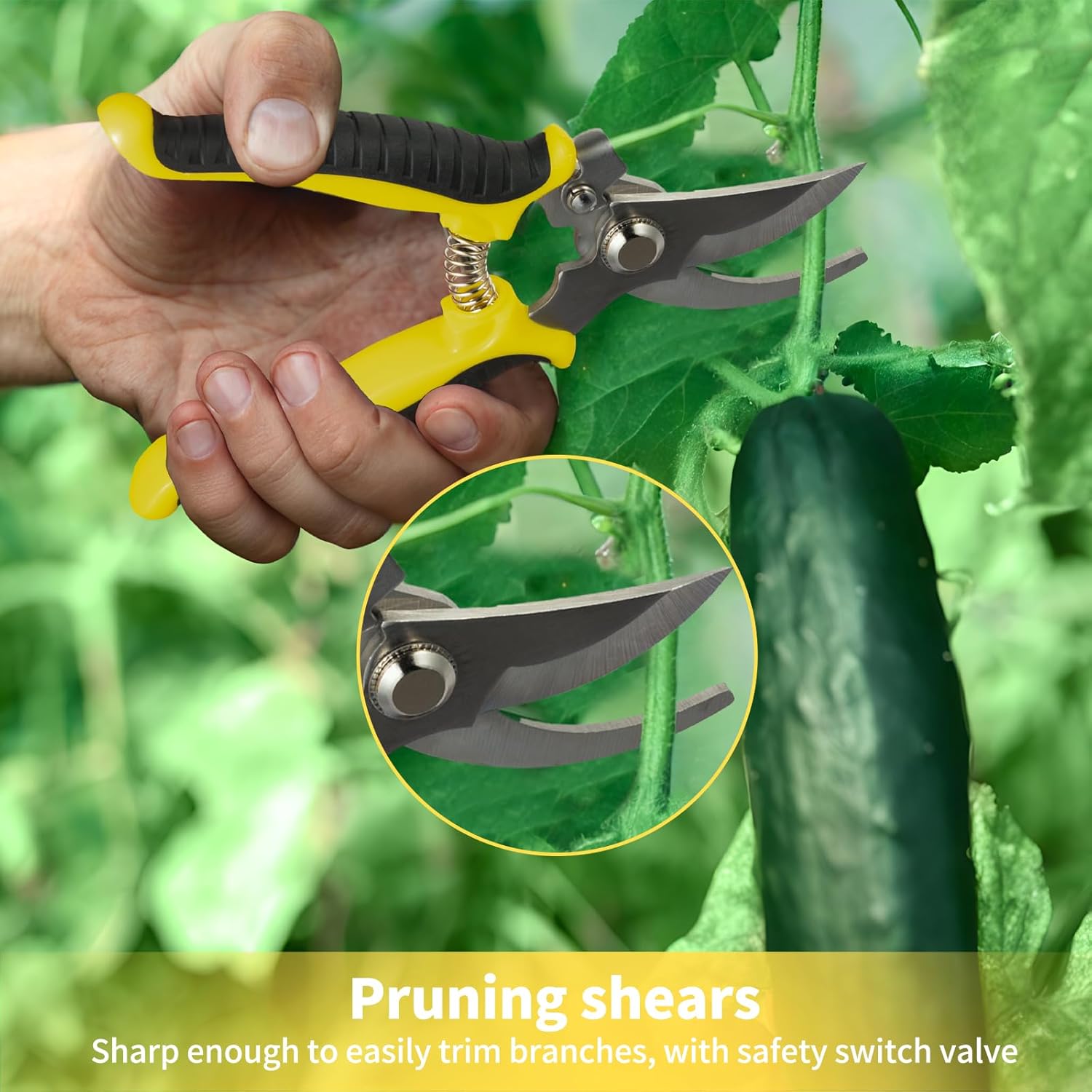 Cowin 5-Piece Garden Tool Set with Pruning Shears and Gloves photo 6