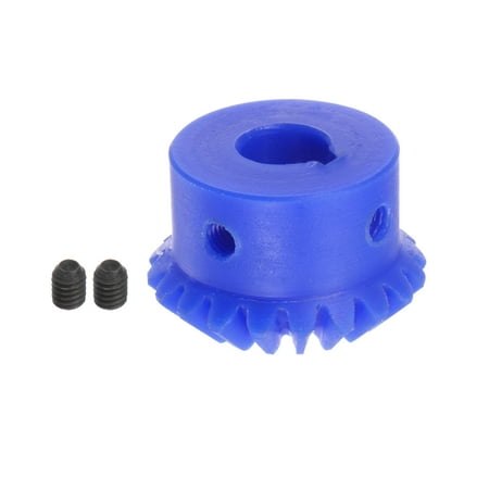 

Uxcell 1.5 Modulus 20 Teeth 10mm Inner Hole Plastic Tapered Bevel Gear with Keyway