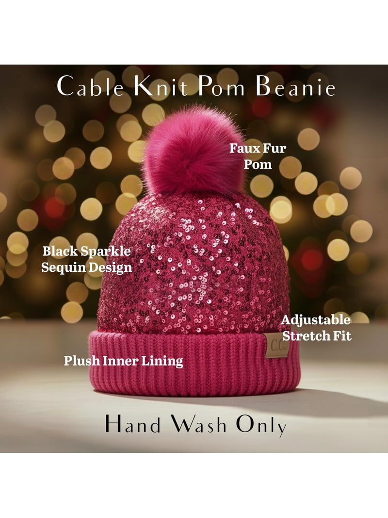 Funky Junque Toddler Pom Beanie – Kids Winter Hat for Ages 1  display picture 1