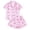 A-Red1177, variant on Womens Bow Heart Print Pajama Set Loose Short Sleeve Notched Collar Sleep Set Soft Gentle Sleep Pajamas