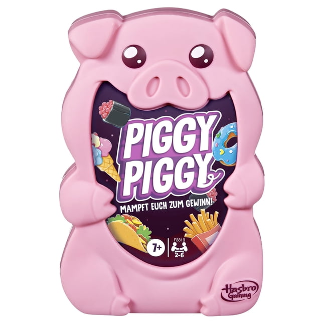 Juego de Cartas Hasbro Piggy Piggy Familia Estrategia 5 Figuras