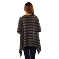 thumbnail image 3 of Women's Casual Charcoal Printed Shrug, 3 of 4