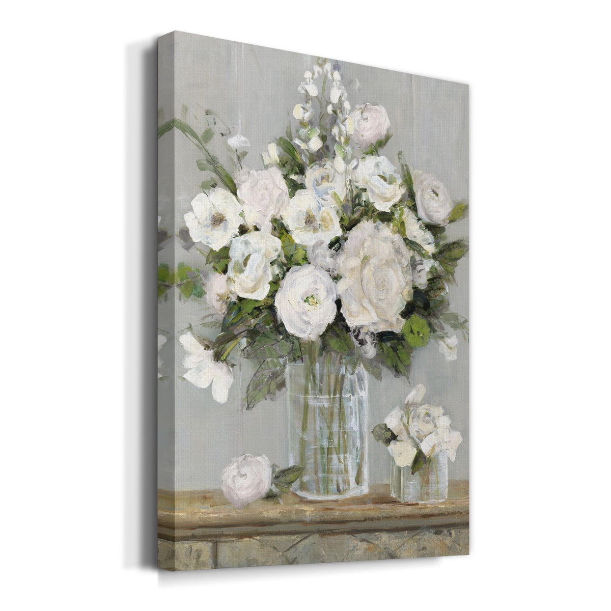 Cottage Whites Premium Gallery Wrapped Canvas - Ready to Hang