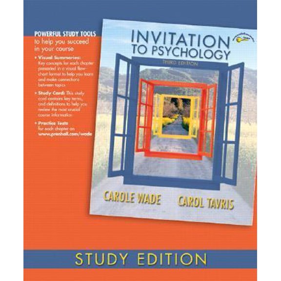 Pre-Owned Invitation to Psychology: Study Edition (Paperback) 0132238934 9780132238939