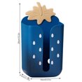 thumbnail image 2 of pitrice Wall-mounted Tissue Box Self-adhesive Garbage Storage Organizer Toilet Paper Holder Container, Blue, 2 of 8
