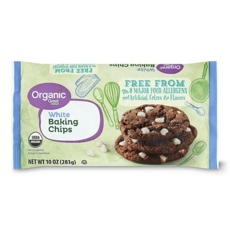 Great Value Organic White Baking Chips, 10 oz