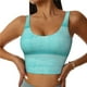 thumbnail image 1 of Balery Blue And Turquoise Sujetadores deportivos con espalda cruzada para mujer, acolchados, sin costuras, de alto impacto, ideales para yoga, gimnasio, entrenamiento y fitness.-, 1 of 8