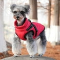 thumbnail image 4 of Waterproof Winter Jacket with Built-in Harness,Fleece Dog Vest,Waterproof Windproof Winter Warm Coats Jacket for All Dogs/Cats, 4 of 5