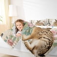 thumbnail image 4 of Homewish Rustic Brown Rabit Queen Comforter Set, Vintage Rustic Rose Bedding Sets, Paris Eiffel Tower Reversible Bedding Comforter Set, Luxury Bedroom Decor, 3 Pieces, 4 of 8