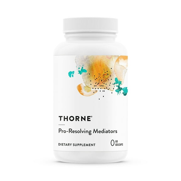 THORNE - Pro-Resolving Mediators - Combines Pre-Resolving Mediators with EPA and DHA - Supports a Balanced Response and Healthy Brain Structure* - 60 Gelcaps