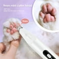 thumbnail image 2 of ACDANC Dog Paw Trimmer with LED Light & UV Light,Dog Grooming Clippers Cats Hair Paw Trimmer for Cat Dog,Rechargeable Low Noise Electric Shaver Clippers for Trimming Hair Around Paws Eyes Ears, 2 of 4