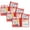 Red, variant on C-Line Homework Connector Folder, Black, Pack of 3