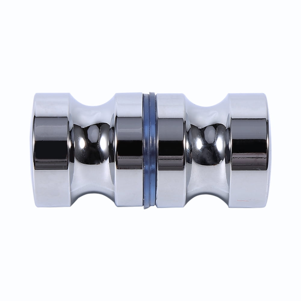 Aluminum Alloy Glass Door Knob Set - 1.1 Inch Diameter Handle For Shower, Bathroom, Cabinet, Sliding Doors With Screws - View #2