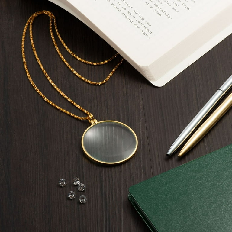 Decorative Monocle Necklace Magnifier Present Hanging Coin Magnifying Glass  Too, U3R9 