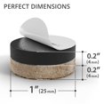 thumbnail image 2 of Deslizadores para muebles X-Protector, 24 piezas, almohadillas de fieltro de 2,5 cm, 2 of 6