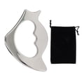 thumbnail image 1 of Herramienta de masaje de acero inoxidable para fisioterapia, raspador muscular Gua Sha con bolsa de almacenamiento para piernas, tobillos, espalda y cuello., 1 of 14
