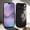 Black, variant on Compatible for iPhone 17 Magnetic Case with Fiber Texture Design, Compatible with Mag-Safe, Back Anti-Scratch Magnetic Slim Shockproof Protective Phone Cover for iPhone 17, Black