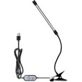 thumbnail image 1 of Grow Light, Vislone USB Plant Light Sunlight White Full Spectrum Lighting Angle Adjustable Desktop Clamp Growing Lamp for Indoor Plants 5 Dimmable Levels 4/8/12H Timer, 1 of 8