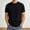 Black, variant on FRSASU Men's Casual Plain T-Shirt Short Sleeve Crew Neck Casual Basic Summer Vintage Tees Tops White