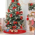 thumbnail image 4 of FMSHPON SnowflakesChristmas Trees Xmas Christmas Tree Skirt Stand Mat for Holiday Party Decoration Indoor Outdoor 36 inches, 4 of 6