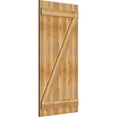 thumbnail image 2 of 26 7/8"W X 54"H Timbercraft Five 5 3/8" Boards Joined Board-N-Batten Shutters W/Z-Bar, Rough Sawn Western Red Cedar (Per Pair), 2 of 13