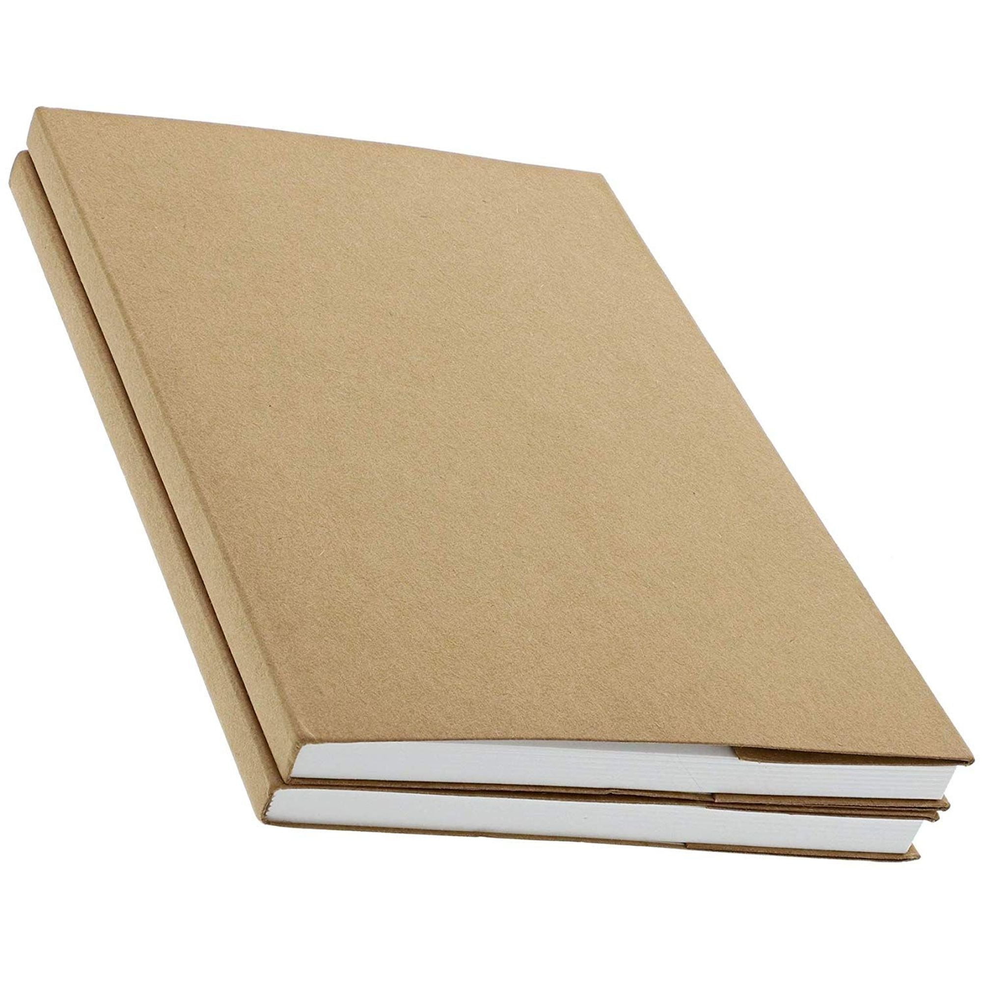 Blank Kraft Notebook Journals (2 Pack)