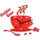 thumbnail image 1 of Dial Acrílico Guartz Reloj De Pared De Taza De Café De Taza De Café Sin Tictac Dormitorio De La Oficina De La Sala De Estar 1111Fourone JJ22703, 1 of 7
