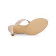 thumbnail image 5 of BLISSFUL STEP Women's Sandals Stiletto Heels Clear Strap High Heels Slides Sandals, 5 of 6