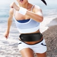 thumbnail image 3 of Fanny Packs for Women Men ，Water Resistant ,Money Belt，for Travelling Hiking Jogging Running - black, 3 of 5