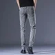 thumbnail image 2 of Pantalones con bolsillos elásticos para hombre, pantalones vaqueros ajustados para hombre, pantalones vaqueros ajustados, casuales, ajustados, elásticos, originales, primavera y otoño, Kpop, 2 of 5