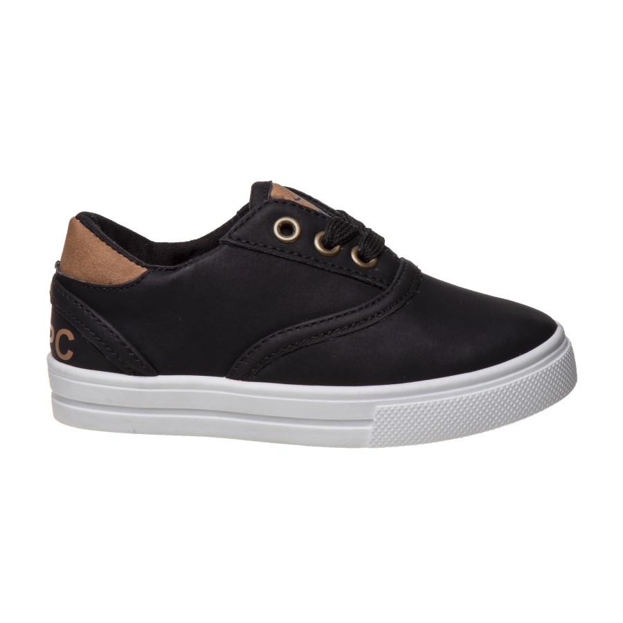 Beverly Hills Boys Lace Up Casual Shoe - Black, Size: 6 - image 2 of 5