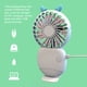 thumbnail image 5 of Wosthever Ventilador portátil Verano Personal Ajustable Recargable Enfriador de escritorio portátil Sin escobillas Refrigeración electrónica para el Electrodomésticos Blanco Tipo 1 Wosthever HA063520-01, 5 of 6