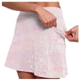 thumbnail image 7 of XIAONU Gradient Print Tennis Skirt For Women High Waist Built In Shorts Workout Skort, 7 of 7