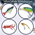 thumbnail image 4 of Advent Calendar  Fishing Lure for Man Adult Teen - 24 Days Christmas Countdown Fish Tackle Set - Xmas Surprise Fish Bait Gift for Father Grandpa Brother Boyfriend, 4 of 6