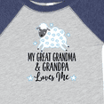 thumbnail image 4 of Inktastic My Great Grandpa and Grandma Love Me Boy Lamb Boys or Girls Baby Bodysuit, 4 of 5