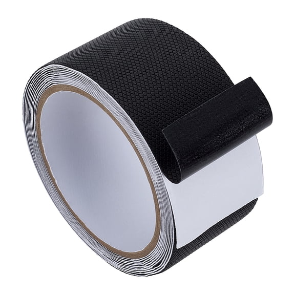 9.84Feet Black Rubber Grip Tape 2inch Wide Elastic Fibre Adhesive Tape