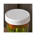 thumbnail image 2 of Ball Wide Mouth Plastic Caps Lids White Reusable For Glass Preserve Jars BPA Free 8 Count Box, 6-Pack, 2 of 5