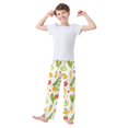 thumbnail image 2 of FORMRS Boys Pajama Pants with Pockets Size 13-14Y Kids Lounge Sleep Bottoms, White Vegetables Pattern, 2 of 8