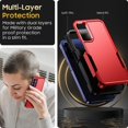 thumbnail image 3 of for Samsung Galaxy A25 5G Case, [Shockproof] Military Grade Proof Protection [Dropproof] Rugged Protective Heavy Duty Phone Case Cover for Samsung Galaxy A25 5G (Red), 3 of 14