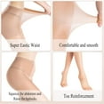thumbnail image 2 of HAHDAXIA 3 Pairs Tights For Women 20D Pantyhose Control Top Invisible Reinforced Toes, 2 of 7