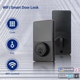 thumbnail image 3 of PrimeCables Wi-Fi Serrure de Porte Intelligente avec Clavier Tactile, Télécommande, 3 of 6