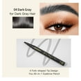 thumbnail image 4 of Eyebrow Pencil For Eye Makeup Microblading Eyebrow Pen Pencil With 4-Fork Tip Long-Lasting Smudgeproof Create Natural Eyebrow, 4 of 4
